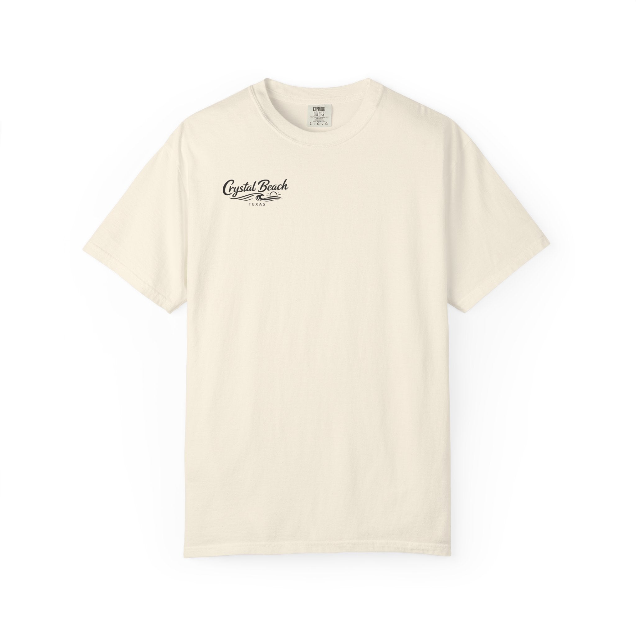 Crystal Beach Texas T-Shirt — Beach Waves Sunset Graphic Tee