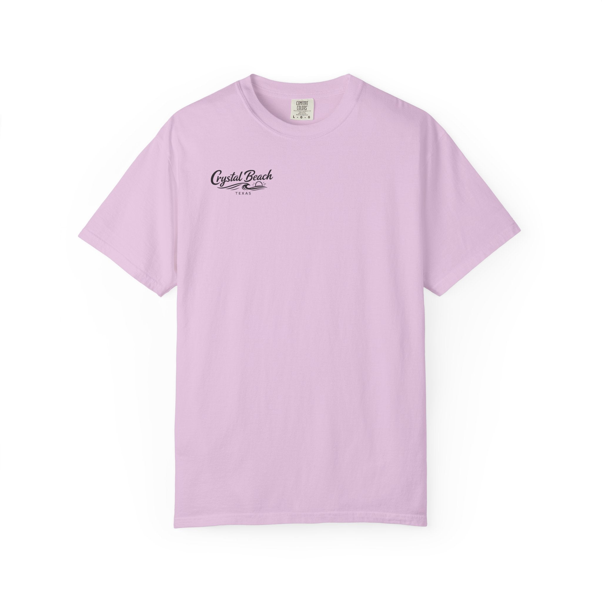 Crystal Beach Texas T-Shirt — Beach Waves Sunset Graphic Tee