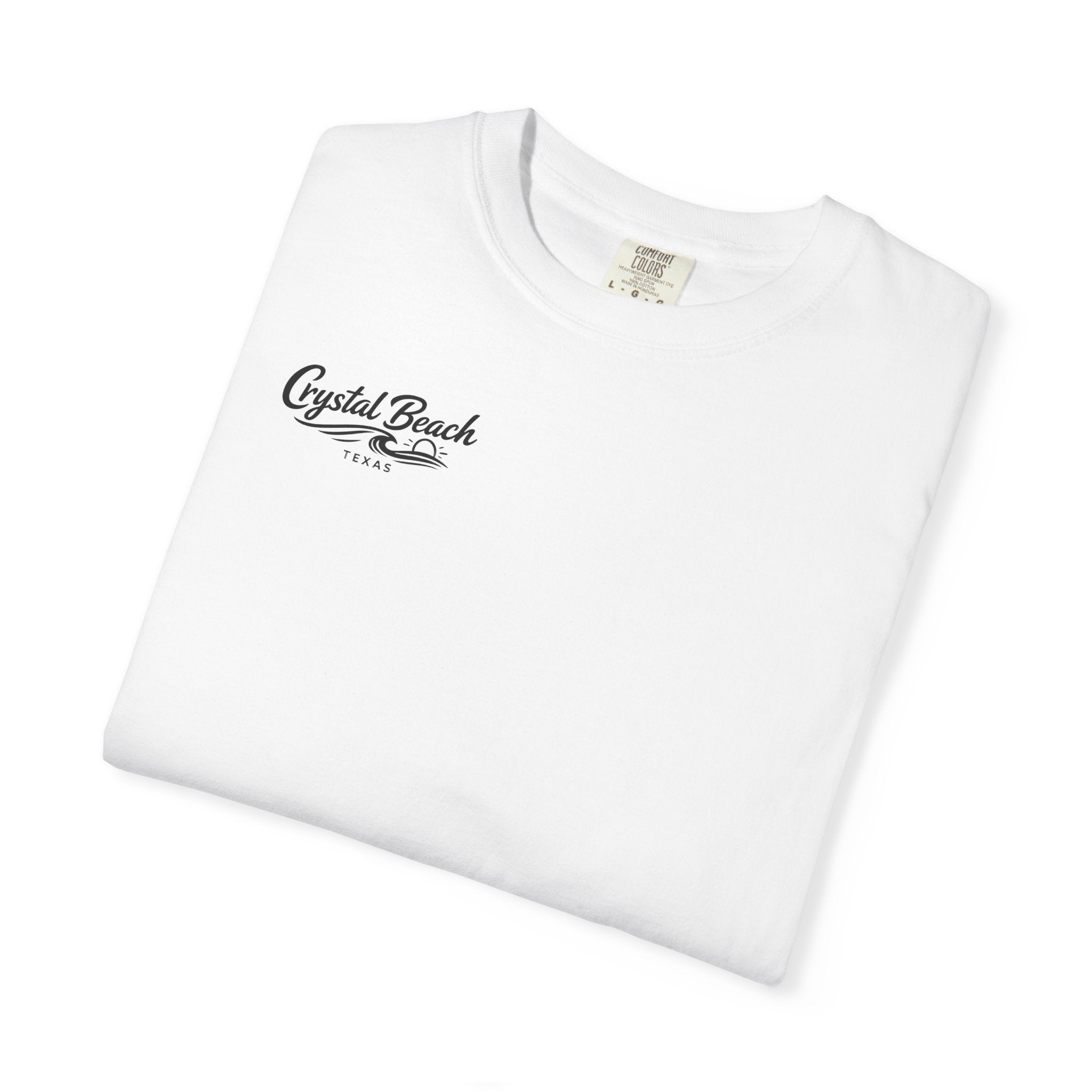 Crystal Beach Texas T-Shirt — Beach Waves Sunset Graphic Tee