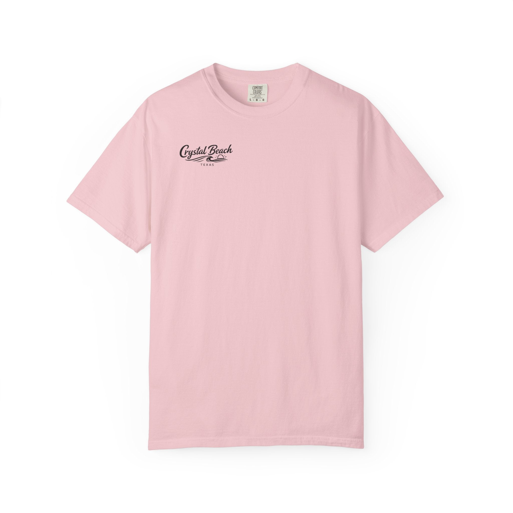 Crystal Beach Texas T-Shirt — Beach Waves Sunset Graphic Tee