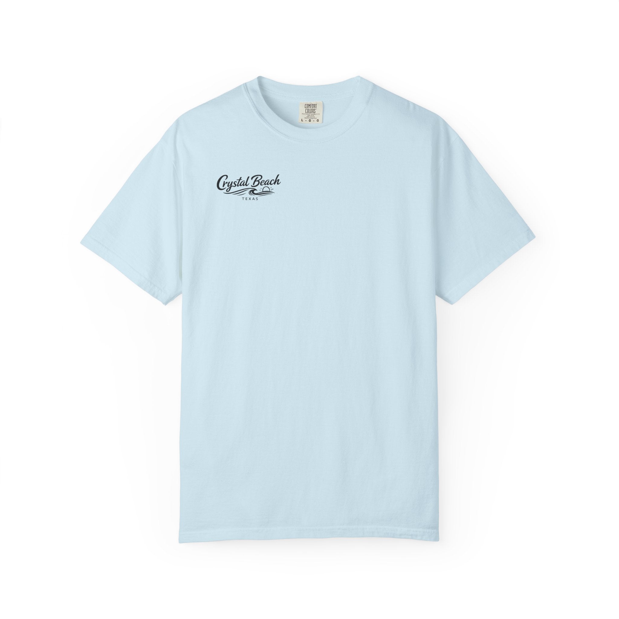 Crystal Beach Texas T-Shirt — Beach Waves Sunset Graphic Tee